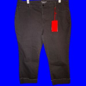 Jennifer Lopez (JLO) Black Jean Capri Size 20W
